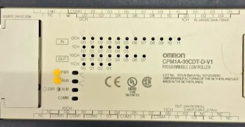 Omron cpm1a-30cdt-d-v1 programmable controller 24vdc 20w - Image 8