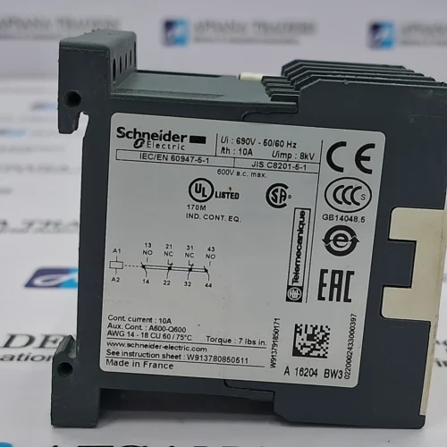 SCHNEIDER ELECTRIC | CA4KN 22BW3 | 24V | AUXILIARY CONTACTOR - Image 9