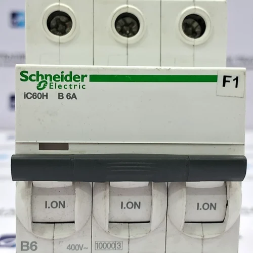 SCHNEIDER ELECTRIC | IC60H | B 6A | 400V~ | 3POLE | MINIATURE CIRCUIT BREAKER - Image 9