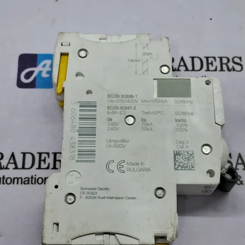 SCHNEIDER ELECTRIC | IC60H | C 4A | MINIATURE CIRCUIT BREAKER - Image 6