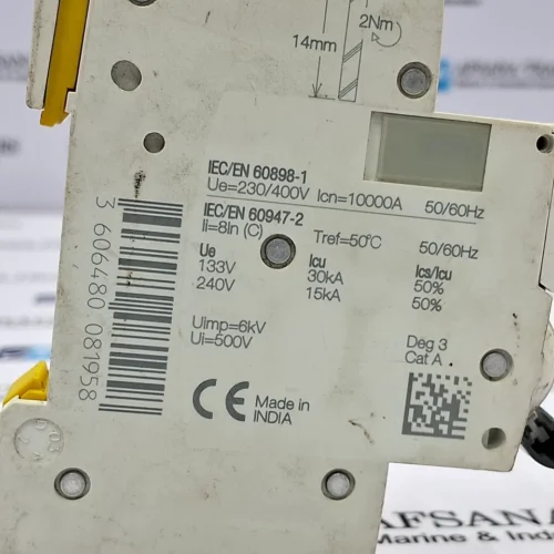 SCHNEIDER ELECTRIC | IC60H | C 6A | MINIATURE CIRCUIT BREAKER - Image 7
