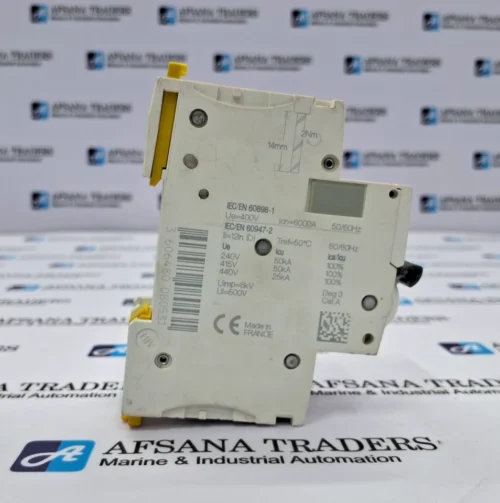 SCHNEIDER ELECTRIC | IC60N | D 4A | 400V~ | 2POLE | MINIATURE CIRCUIT BREAKER - Image 3