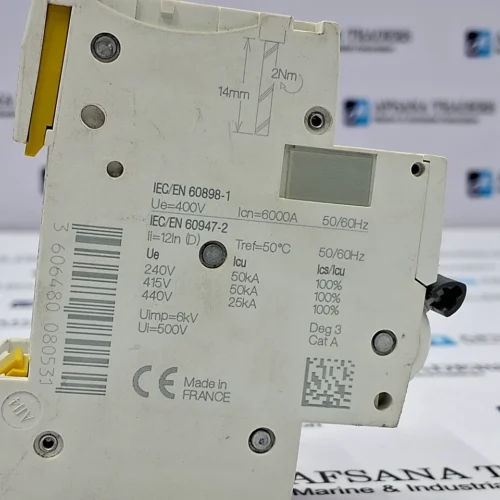 SCHNEIDER ELECTRIC | IC60N | D 4A | 400V~ | 2POLE | MINIATURE CIRCUIT BREAKER - Image 9