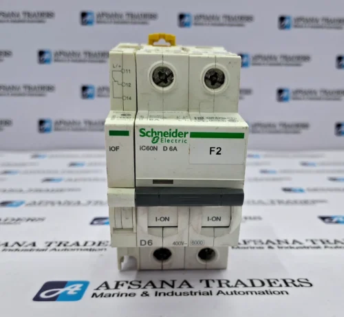 SCHNEIDER ELECTRIC | IC60N | D 6A | 400V~ | 2POLE | MINIATURE CIRCUIT BREAKER