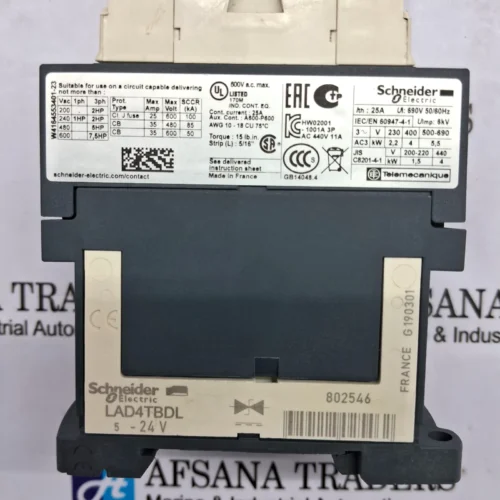 SCHNEIDER ELECTRIC | LC1D09BD | 24VDC | 25A | CONTACTOR - Image 7