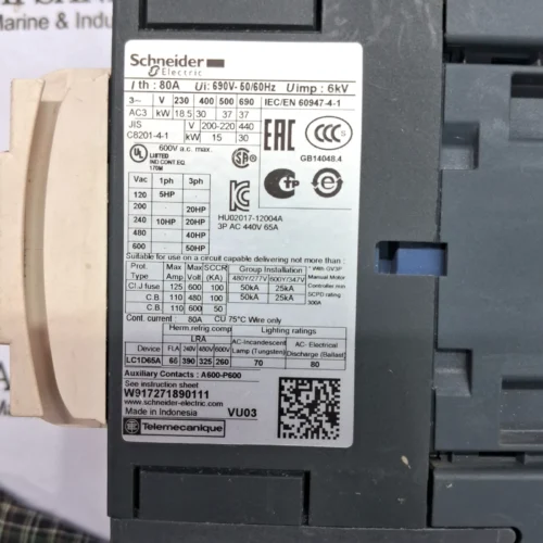 SCHNEIDER ELECTRIC | LC1D65A | CONTACTOR - Image 9