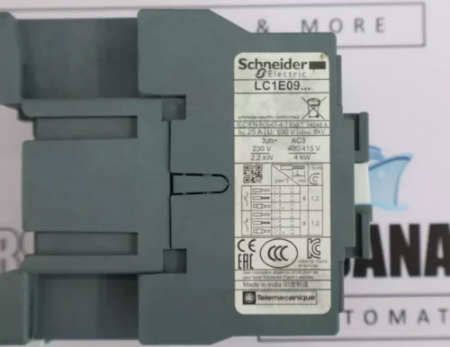 SCHNEIDER ELECTRIC LC1E09 10 A1 220V CONTACTOR - Image 8