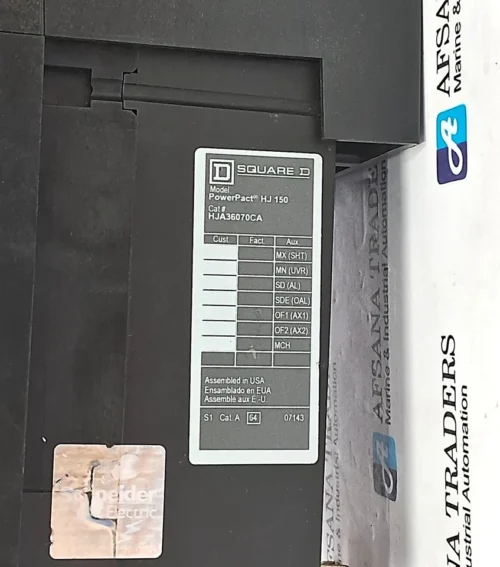 SQUARE D | POWERPACT HJ 150 | HJA36070CA | HJA36070 | 70A | CIRCUIT BREAKER - Image 9