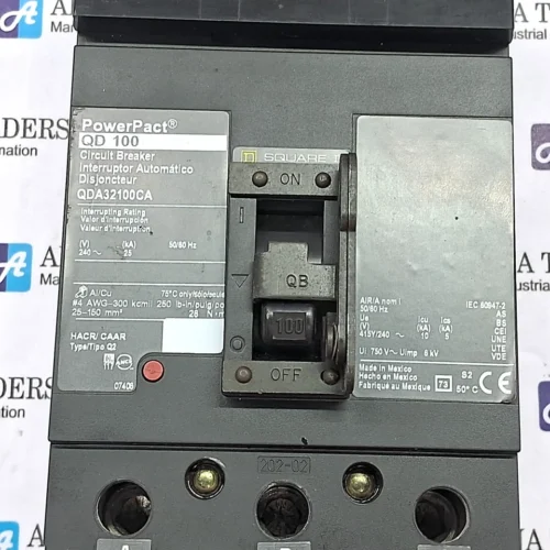SQUARE D | POWERPACT QD 100 | QDA32100CA | 3 P | 100A | CIRCUIT BREAKER - Image 7