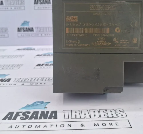 Siemens simatic s7 cpu 316-2dp 6es7 316-2ag00-0ab0 central processor unit - Image 8