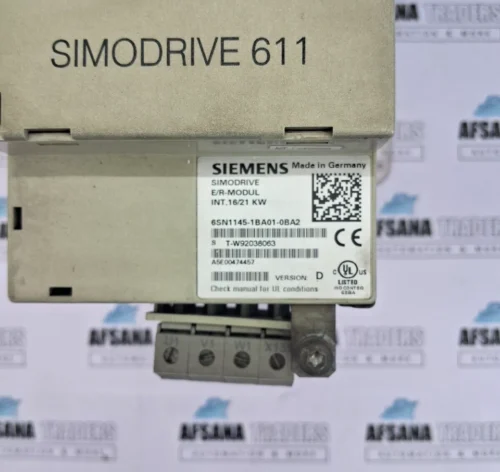 Siemens simodrive 611 6sn1145-1ba01-0ba2 power module 16/21Kw Ver.D - Image 9