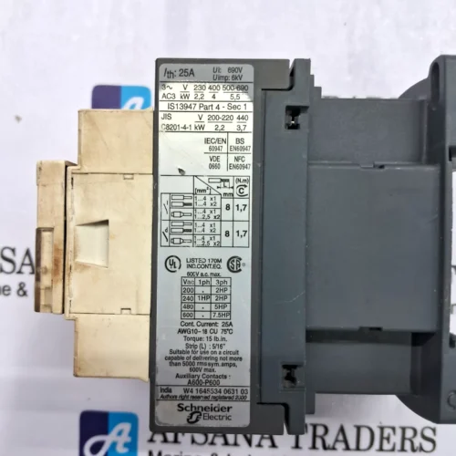 TELEMECANIQUE | LC1D09 | 220V 50/60HZ | 25A | CONTACTOR - Image 8