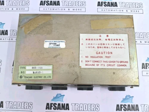 TERASAKI EGS-112B MAC-2S AUTOMATIC MOTOR CONTROLLER