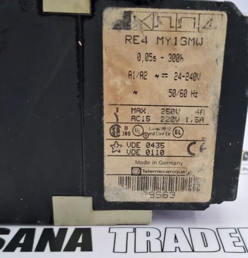 Telemecanique re4 my13mw time delay relay 0,05s- 300h - Image 10