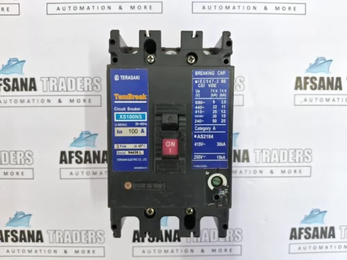 Terasaki XS100NS 3 Pole Circuit Breaker 620Vac 50/60Hz 100A 415V-30kA 250V-15kA