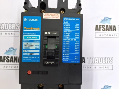 Terasaki XS100NS TemBreak Circuit Breaker 15A - Image 3