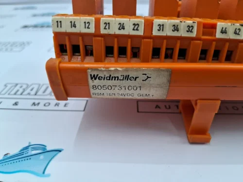 Weidmuller 8050731001 rsm 16r 24vdc gem+ terminal module - Image 7