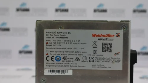 Weidmuller pro eco 120w 24v 5a din-rail power supply - Image 4