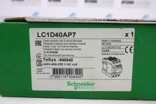 Schneider electric lc1d40ap7 3 pole contactor 440v-40A-230Vac coil - Image 10