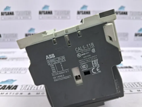 Abb a26-30-10 contactor 600vac coil 220-240v with cal5-11b auxiliary contact - Image 5