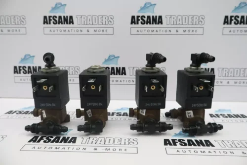 Lot of 4x gem-sol gem-b-31 solenoid with brass valve 24v 50hz 8w coil - Image 5