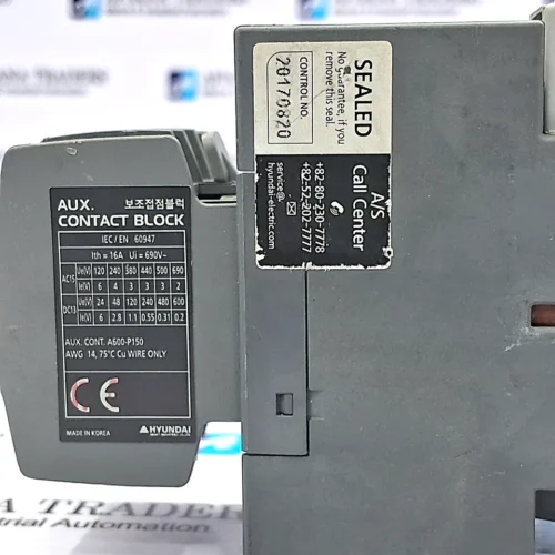 HYUNDAI | UMC 32 | UAB 13 | AUX. CONTACT BLOCK WITH CONTACTOR - Image 8