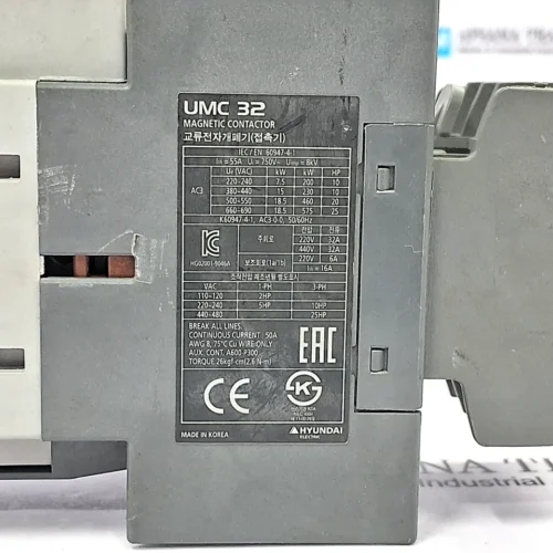 HYUNDAI | UMC 32 | UAB 13 | AUX. CONTACT BLOCK WITH CONTACTOR - Image 9