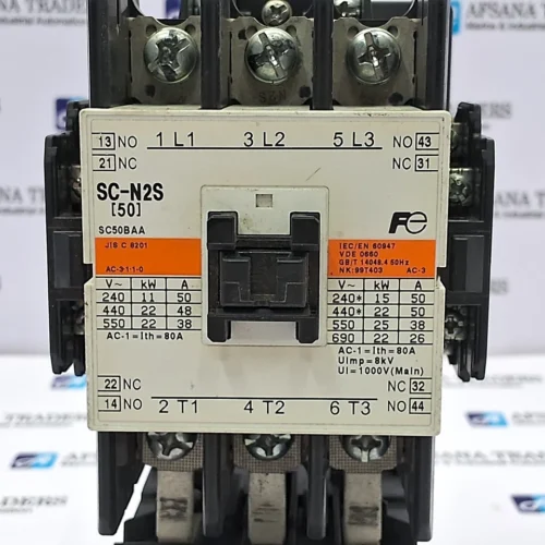 FUJI ELECTRIC NC-N2S,SC50BAA,TR-N3 MAGNETIC CONTACTOR & THERMAL OVERLOAD RELAY - Image 8