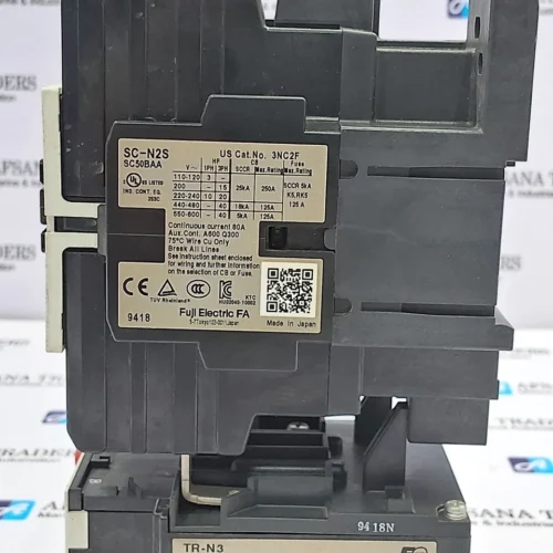 FUJI ELECTRIC NC-N2S,SC50BAA,TR-N3 MAGNETIC CONTACTOR & THERMAL OVERLOAD RELAY - Image 7