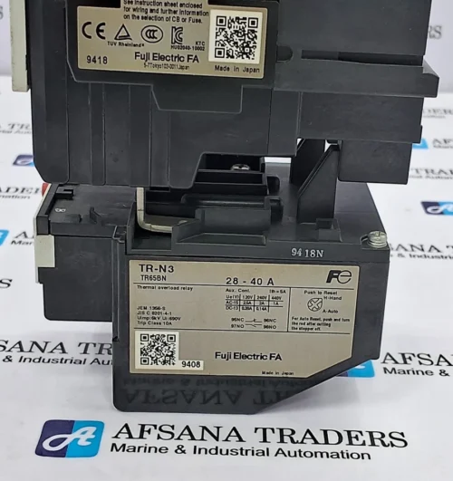 FUJI ELECTRIC NC-N2S,SC50BAA,TR-N3 MAGNETIC CONTACTOR & THERMAL OVERLOAD RELAY - Image 9