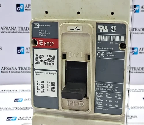 CUTLER-HAMMER | C HMCP | HMCP250W5W | 250A | 3 POLES | MOTOR CIRCUIT PROTECTOR - Image 7
