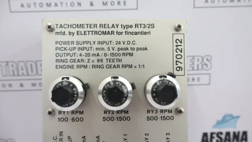 ELETTROMAR RT3/2S TACHOMETER RELAY - Image 9