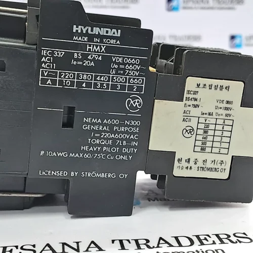 HYUNDAI | HMX 31 | HAC13 | 100V 50HZ 100…110V 60HZ | CONTACTOR WITH AUXILIARY - Image 7