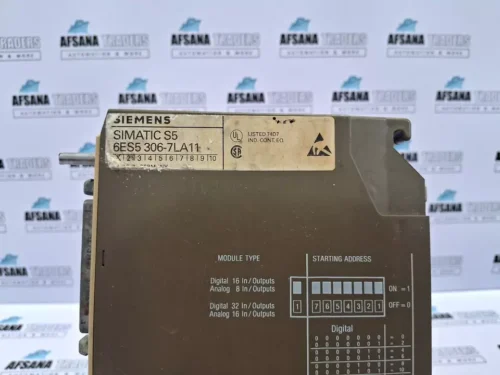 SIEMENS SIMATIC S5 6ES5 306-7LA11 INTERFACE MODULE - Image 8