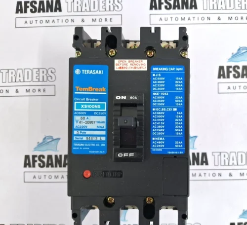TERASAKI TEMBREAK XS100NS 60A CIRCUIT BREAKER AC220V 50KA - Image 4
