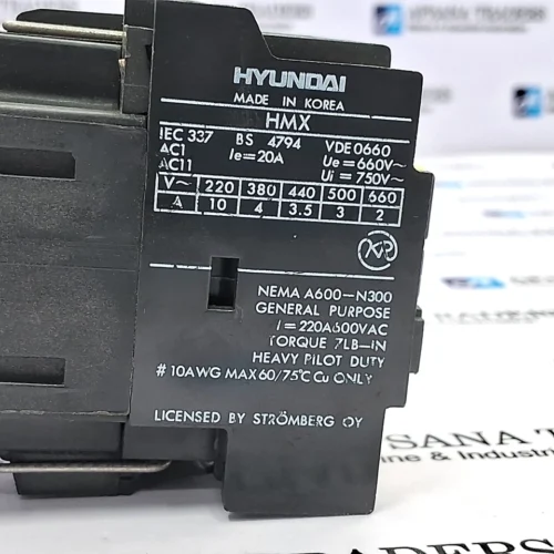 HYUNDAI | HMX 31 | HMX | 20A | 100V 50HZ 100…110V 60HZ | CONTACTOR - Image 8