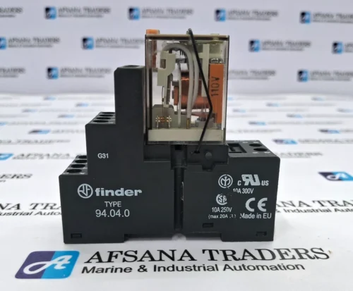 FINDER | 94.04.0 | 55.34.8.110.0050 | POWER RELAY WITH SOCKET - Image 4