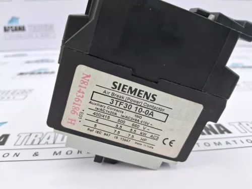 siemens 3tf30 10-0ap0 / 3tf30 10-0a 415v air break contactor - Image 10
