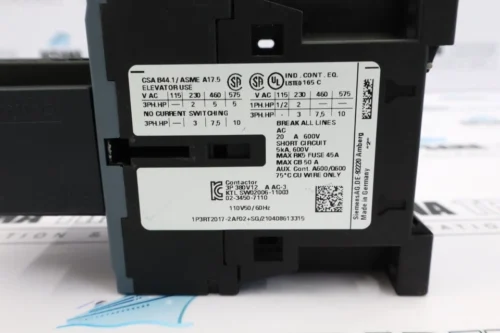 siemens sirius 3rt2017-2af02 20A circuit breaker - Image 8