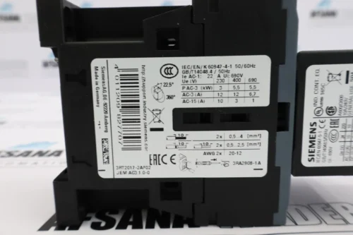 siemens sirius 3rt2017-2af02 20A circuit breaker - Image 9