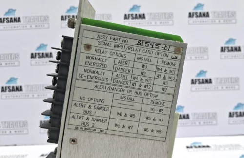 Bently Nevada 81545-01 Xducer I/O & Record Terminals Module assy78462-01u - Image 9