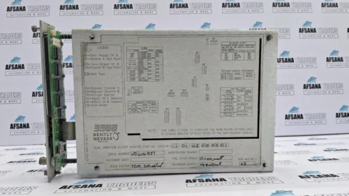 Bently nevada dual vibration xy/gap monitor 3300/16, 86827-01 Rev-A - Image 9