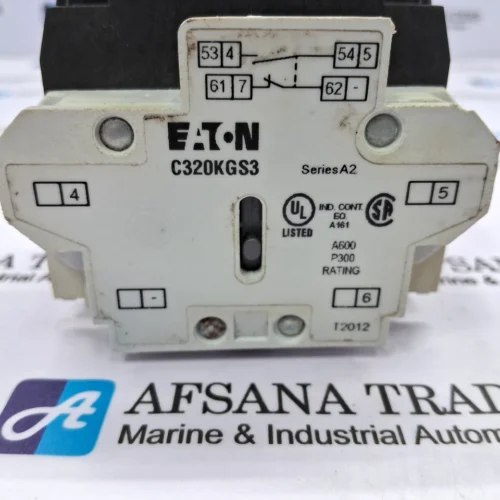 Eaton ae56bn0 with c320kgs3 auxiliary contactor series a2 - Image 8