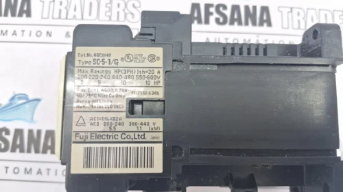 Fuji SC-5-1/G(19), 4gc0h0 Magnetic Contactor 20a Dc24v - Image 10