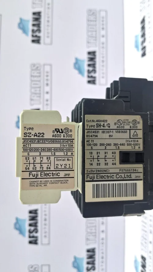 Fuji electric sh-4/g auxiliary relay with contact block sz-a22 - Image 9