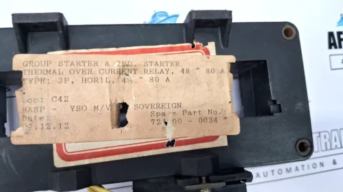 Hyundai Hor 1l80 Thermal Overload Relay 5a 660v~ - Image 4