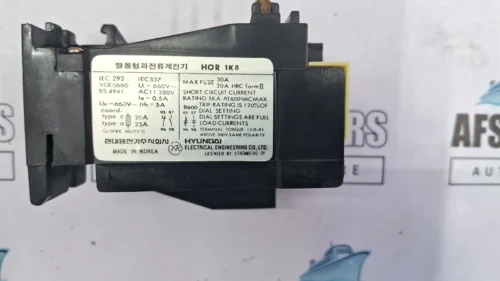 Hyundai electric hor 1k 8 thermal overload relay 5a - Image 9