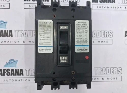 Hyundai h0-60bb molded case circuit breaker 50a 3pole - Image 3