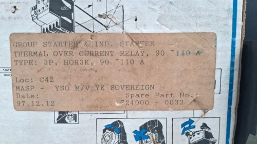 Hyundai hor 3k 110 thermal overcurrent relay 250a 660v - Image 5