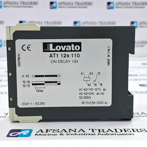 LOVATO | AT1 | AT1 12S 110 | ON DELAY 12S | 1.2 TO 12S | TIME RELAY - Image 4